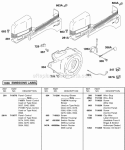 Blower Housing Control Panel Flywheel Diagram and Parts List for 235432-0290-E9  Briggs and Stratton Engine